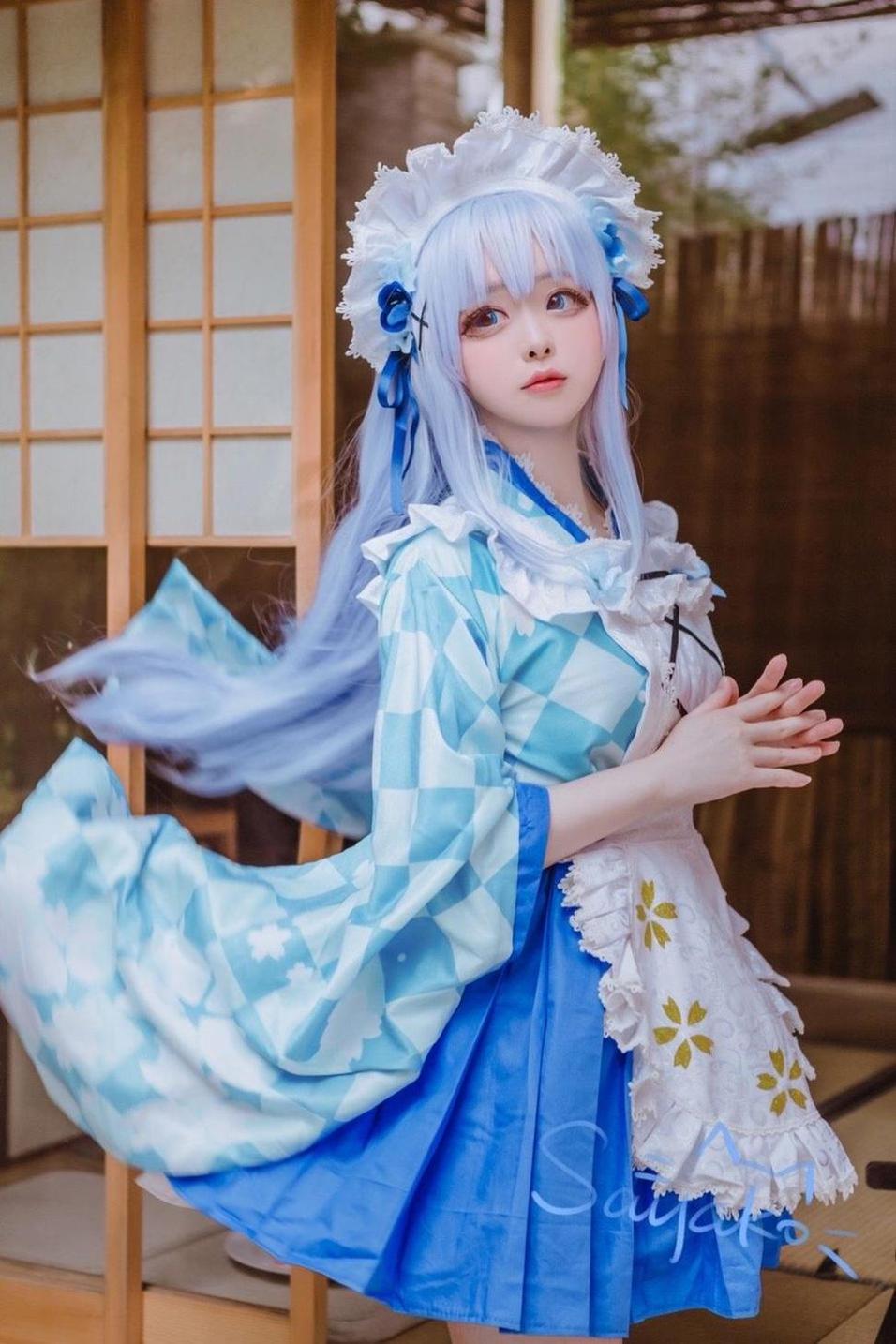 sayako阿库娅cosplay作品欣赏，细节完美无瑕